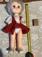 Stara lalka celuloidowa średnia oryginał z czasów PRL