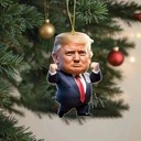 WISIOREK ZAWIESZKA DONALD TRUMP DO SAMOCHODU NA LUSTERKO KLUCZE BRELOK