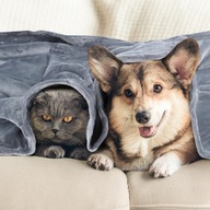 Nobleza wodoodporny koc dla psa szary 203 cm x 152 cm