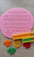 Stemple stempelki alfabet do tortu literki 98el polskie znaki MODERN