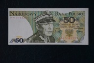 Banknot Polska PRL 50 złotych ser HH 1988 rok destrukt !!!