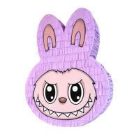 Piniata urodzinowa Labubu liliowa. Konfetti gratis.