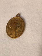 Cudowny medalik z mosiądzu