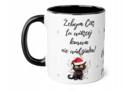 KUBEK DO PRACY MI CH*J JEB*NY CIŚNIENIE PODNIÓSŁ BOŻE NARODZENIE MIKOŁAJ