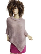 PONCZO WEŁNIANE z dzianiny sweterkowej sugerowany roz do 38