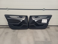 NR 73 Boczki drzwi do AUDI A6 C8 2022 rok wstawki materiałowe