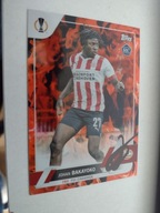 Karta topps matach autograf PSV Eindhoven Johan Bakayoko Europa League