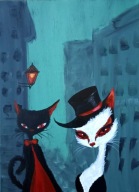 Obraz akrylowy koty parka 35x 24,50 / Patryk Mit 75