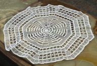 SERWETA 55 CM OBRUS RĘCZNIE WYKONANY SZYDEŁKOWY HAND MADE RĘKODZIEŁO