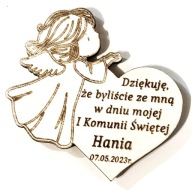 ANIOŁEK MAGNES KOMUNIA PODZIĘKOWANIE DLA GOŚCI