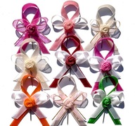 KOTYLIONY przypinki kokardki dla Gości - 10 sztuk