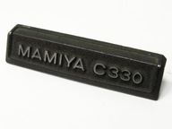 MAMIYA C330: nameplate - płytka z nazwą (1) UNIKAT!