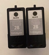 LEXMARK WKŁAD TUSZ 28 BLACK ORYGINAŁ PUSTY