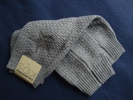 CALZEDONIA getry ocieplacze szare aplikacja star gwiazda glitter