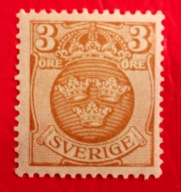 SZWECJA 1911 Trzy Korony czyste**