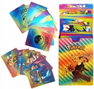 Rainbow KARTY POKEMON 55 sztuk KART kolekcjonerskie
