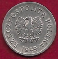 PL 1949 10 gr M-Mn . Jak na skanie .Stan BDB.