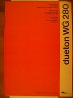 WG-280 Dueton Gramofon Instrukcja Serwisowa