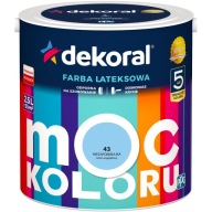 Dekoral MOC KOLORU Farba lateksowa do wnętrz niezapominajka 2,5L