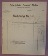 "LUNETTA" Lichterfabrik, Bielitz, Josef Rauchdobler, BIELSKO - BIAŁA, 1941