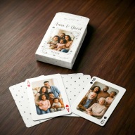 Walentynkowa talia kart ze zdjęć 54 karty prezent dla zakochanych