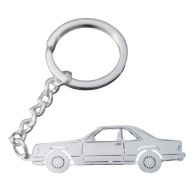 Metalowy brelok w kształcie samochodu Mercedes W124 Coupe | CustomMake