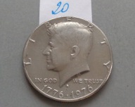HALF DOLLAR z 1976 roku lit D - KENNEDY , " 200 LAT AMERYKI 1776 - 1976 "