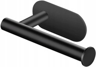 Uchwyt na Papier Toaletowy Wieszak Bez Wiercenia Samoprzylepny Loft Czarny