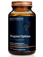 Doctor Life Magnez OPTIMA kapsułki 100 szt. 250mg jabłczan diglicynian