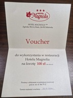 Voucher do Hotelu Magnolia - Zgórsko, Gmina Nowiny