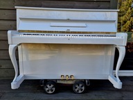 BIAŁE Pianino SAUTER 105cm 1959r RENNER jasny SZARY połysk