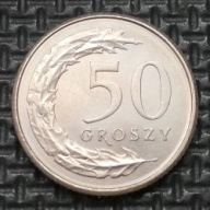 *P[0706] POLSKA 50 groszy 2010 III Rzeczpospolita Orzeł (heraldyka)