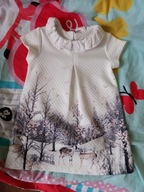 Next sukienka sarenki zima gwiazdy rozm. 86