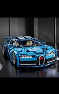 Niebieski model zabawki samochodu sportowego BUGATTI 1690 elementów
