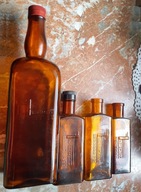 buteleczki przedwojenne apteczne Nordmark