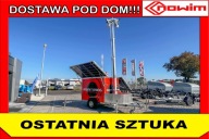 Przyczepka do monitoringu z masztem kamerami lekka kontener do ochrony 2x1m