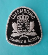 emblemat - naszywka - SŁUŻBA CELNA - DOUANES - LUXEMBOURG