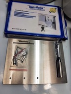 Metalowy wieszak na klucze z długopisem i tablicą