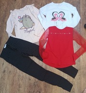 Ciuszki dla dziewczynki rozmiar 140, 22 szt