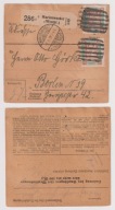 Plebiscyt Kwidzyn Marienwerder skart paczkowy kasownik korkowy 1920