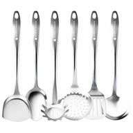 Komplet zestaw przyborów ze stali nierdzewnej 6 elementowy AKCESORIA STAL