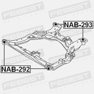 Febest NAB-292 TULEJA RAMY PRZEDNIEJ PRZÓD NISSAN MURANO I