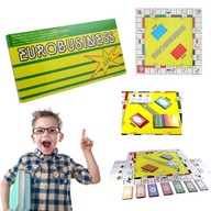 GRA PLANSZOWA EUROBIZNES DLA DZIECI EUROBUISNESS STRATEGICZNA EDUKACYJNA