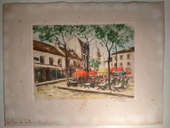 OKAZJA-LICYTACJA BEZ MINIMUM-STARY OBRAZ "MISTRZÓW FRANCUSKICH-FRANCJA