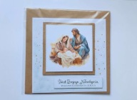 Kartka świąteczna hand made Szopka - aukcja charytatywna dla Pawła