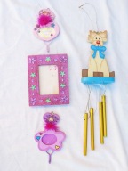 Zestaw 3 ramki na zdjecia dzwonek wietrzny