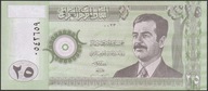 Irak 25 dinarów 2001 - Ishtar / Saddam Husajn - stan bankowy UNC