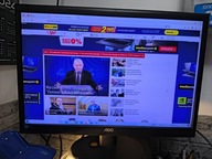 Monitor używany 22 cali AOC e2250sda z kompletem kabli