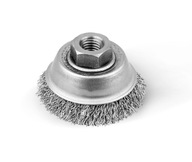 Szczotka doczołowa Ø 60 z nakrętką M14, Szczotka garnkowa, drucianka