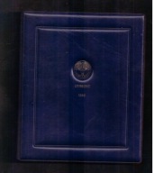 Holandia - 1989 - stempel lustrzany 6 monet + żeton - nakład 15000 sztuk